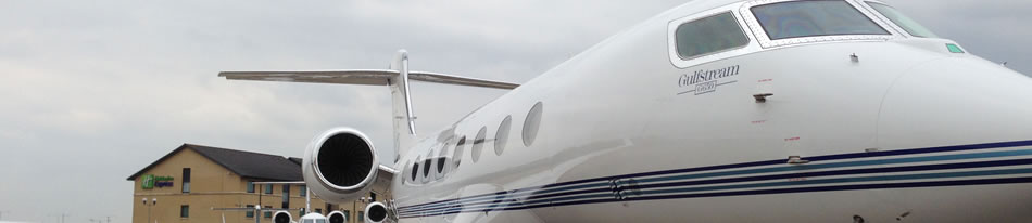 Gulfstream at Luton Airport Gulfstream at Luton Airport